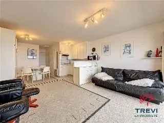 Studio te koop De Panne met uitzicht op zee en privé garage