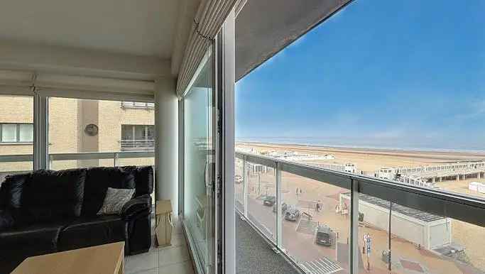 Appartement te Huur Blankenberge 3 slaapkamers Zeezicht