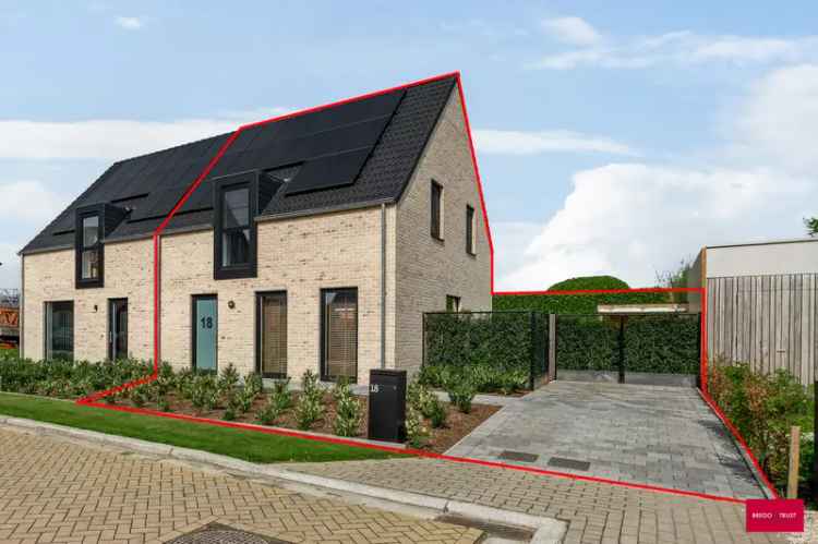 Nieuwbouwhuis Wortel 3 slaapkamers Energieneutraal