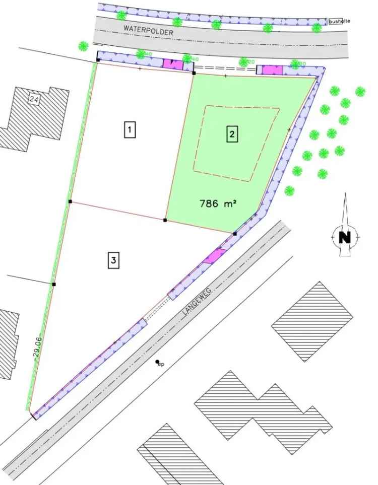 Perceel bouwgrond voor villabouw  -  Lot 2