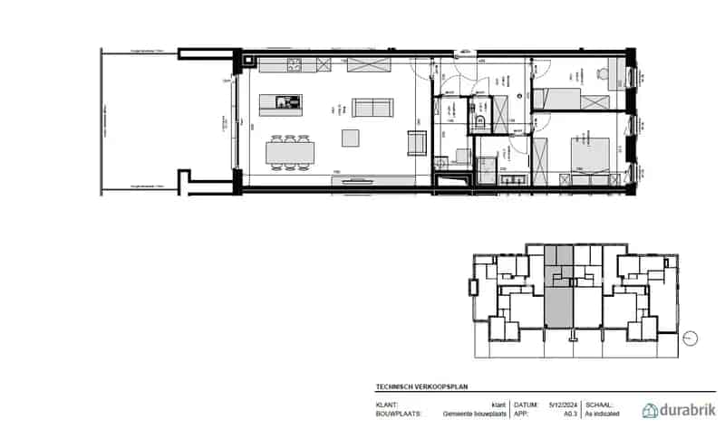 Gelijkvloers Appartement te Huur Berendrecht