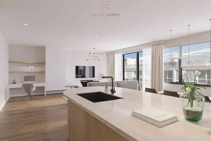 Nieuwbouwappartement 110m2 3 slaapkamers Knokke