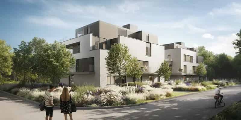 Appartement te huur: 2 slaapkamers, vijverzicht, terras, Roeselare