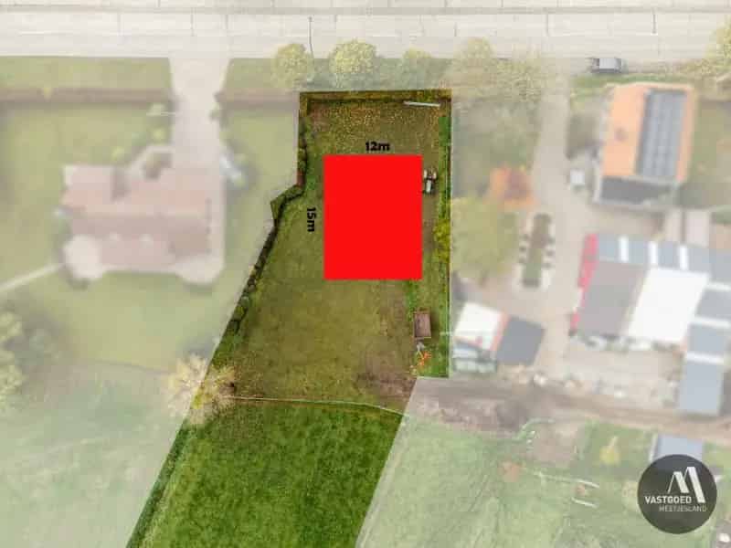 Bouwgrond Adegem: 1004m² met Weiland