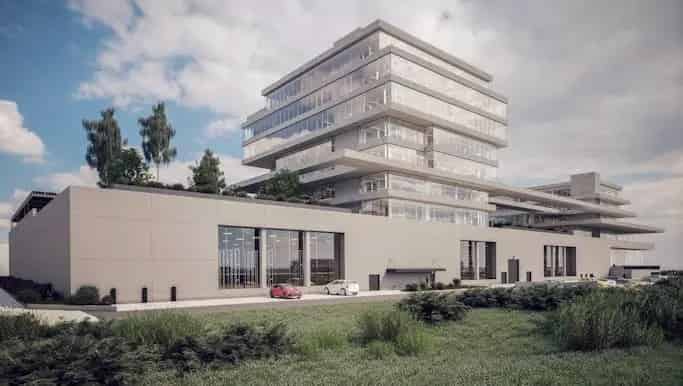 Kantoor te huur Waregem 990m² E17 zichtlocatie