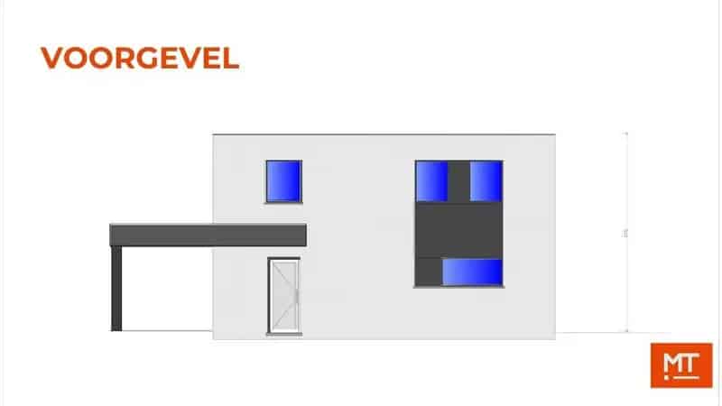 Nieuwbouwwoning 4 slaapkamers Passendale