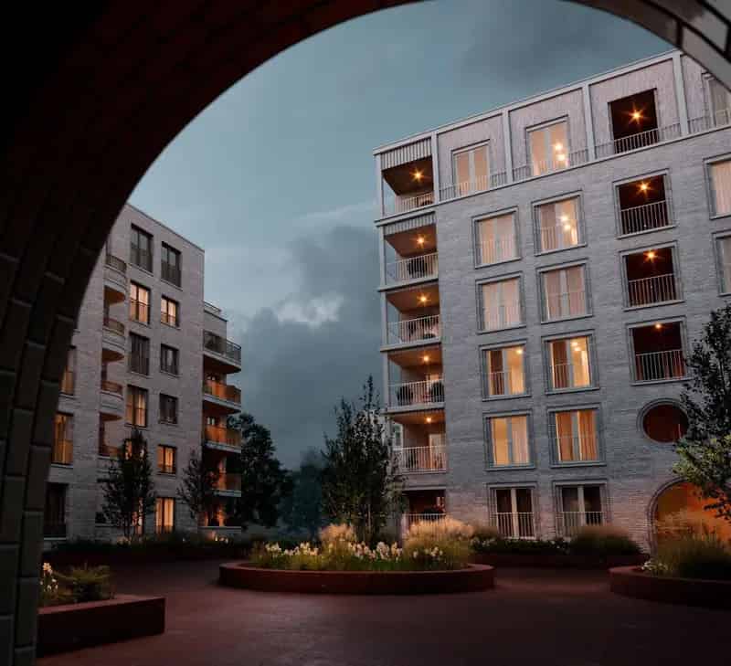 Appartement te huur Tour & Taxis - Nieuwbouw met terras