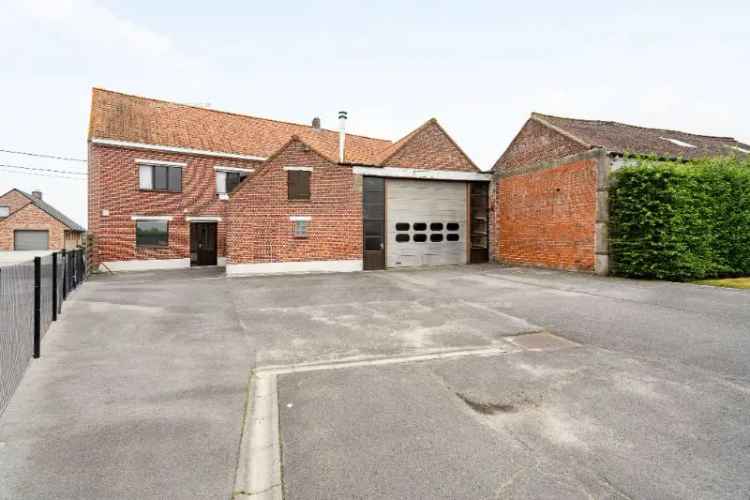 Woning met loods te koop Hooglede