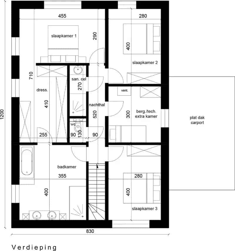 Bouwgrond 748m² te koop Nabij N16 en A12