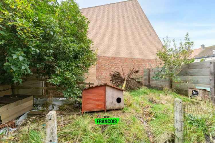 Afbraakwoning te koop Houtem Veurne 196m² Heropbouwproject