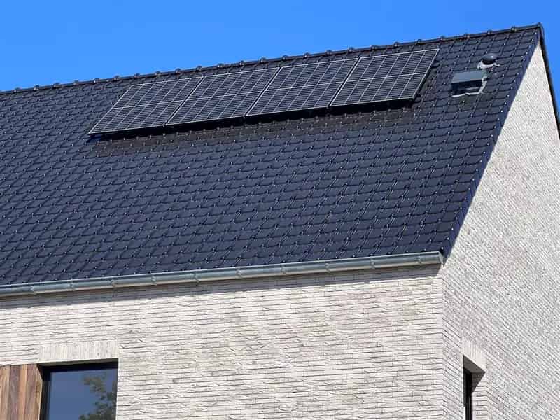 Duurzame Halfopen Woning Boszicht
