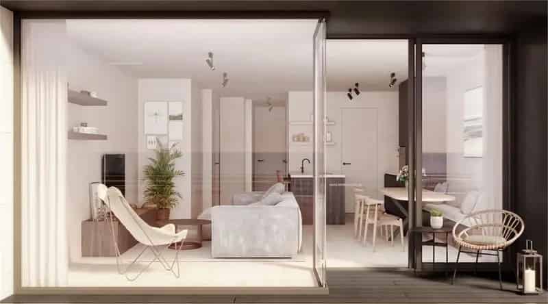 Nieuwbouw Appartement 2 Slaapkamers Oostduinkerke Zeedijk