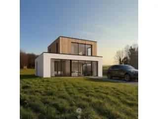 Bouwgrond Celles Panoramisch Uitzicht Rustige Ligging