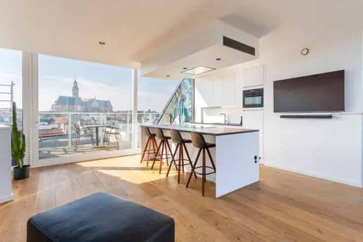 Duplex Appartement Antwerpen Eilandje Twee Terrassen
