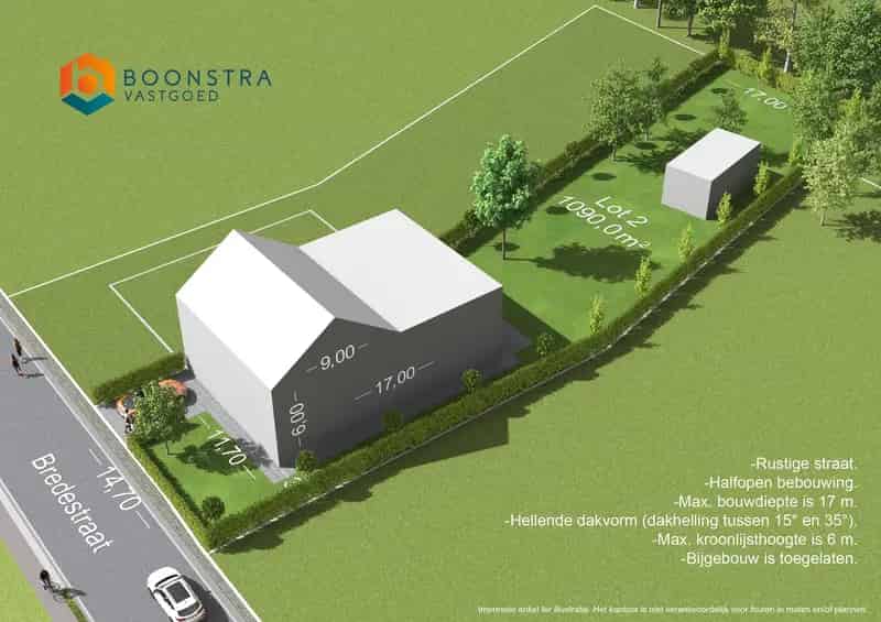 Bouwgrond te Koop in Putte 1090m²