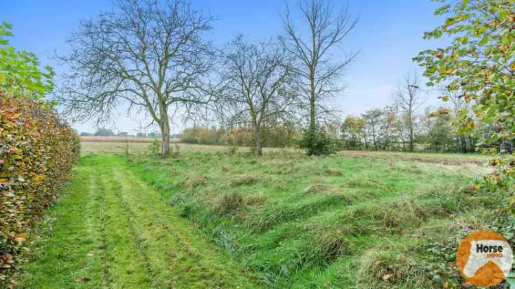 Grond te koop met schuur en weide in ideale locatie