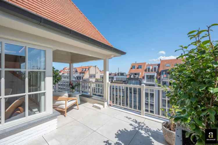 Duplex appartement kopen in Knokke met zonneterrassen