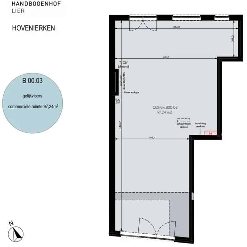 Winkel of Kantoor te Huur Volledig Aanbod