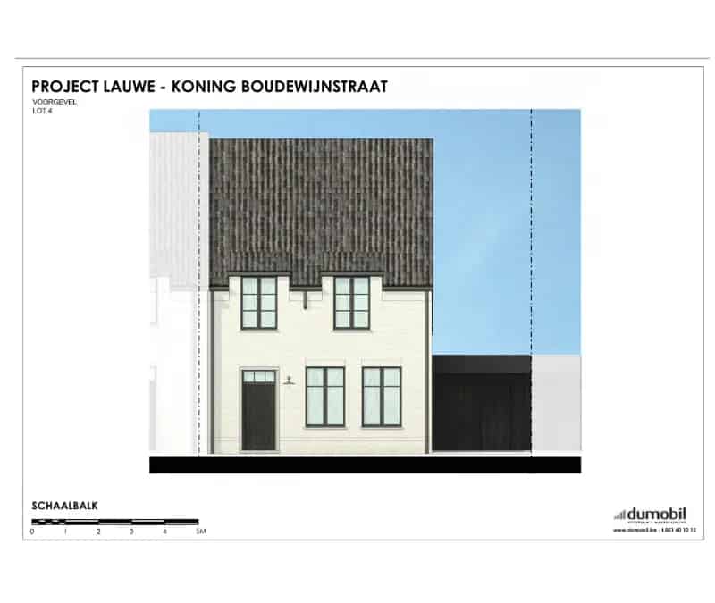 Nieuwbouw Halfopen Bebouwing Landelijke Stijl Lauwe