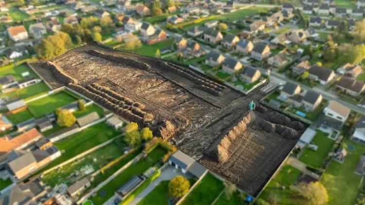 Bouwgronden in nieuwe woonbuurt in Heultje