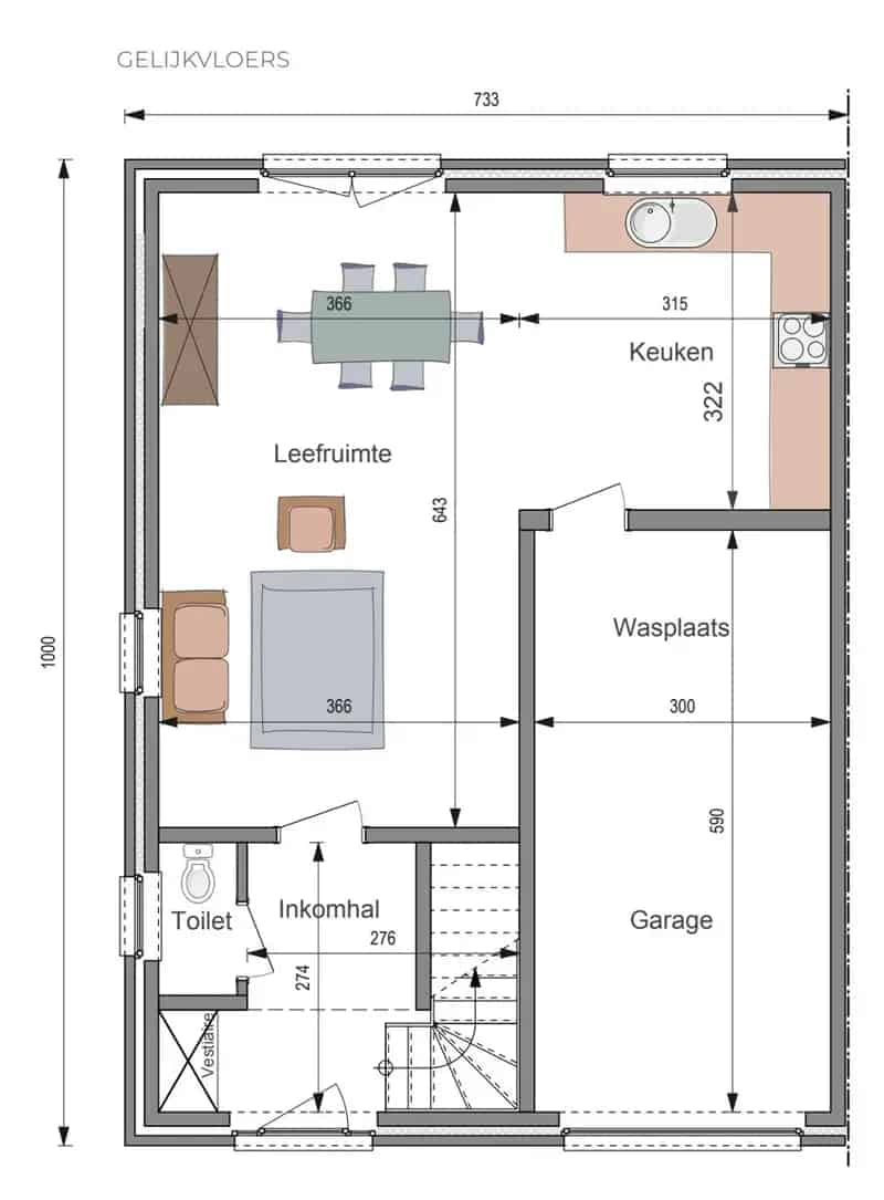 Nieuwbouw Halfopen Woning Viane