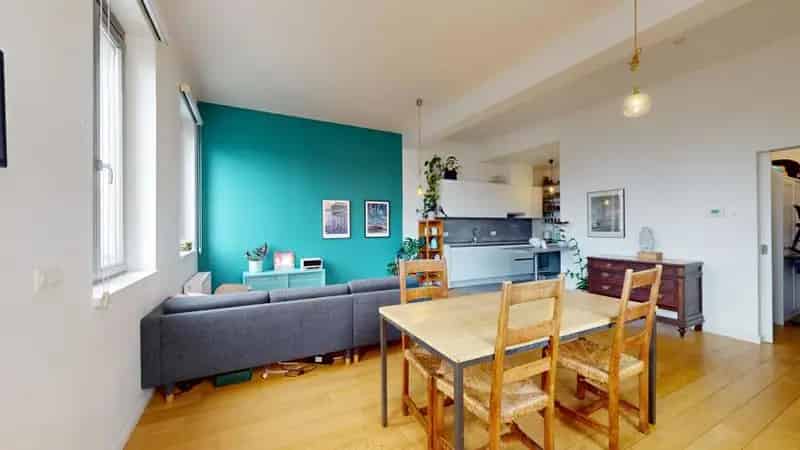 Appartement te Schaerbeek 98m2 2 slaapkamers terras