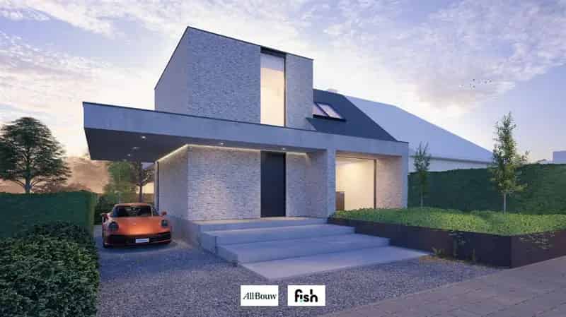 Nieuwbouw huis Izegem 3 slaapkamers 800m²