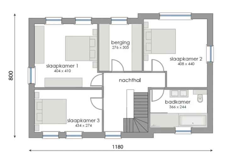 Huis te koop in Horebeke met mooi gelegen bouwgrond