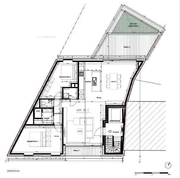 Nieuwbouw appartement te koop in Residentie De Kapelle Meulebeke