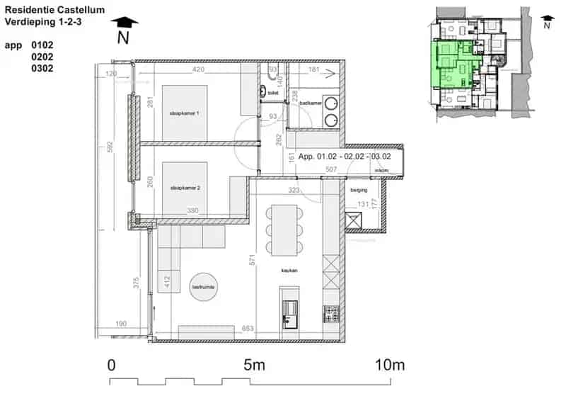 Nieuwbouw Appartement te Koop De Panne 2 Slaapkamers