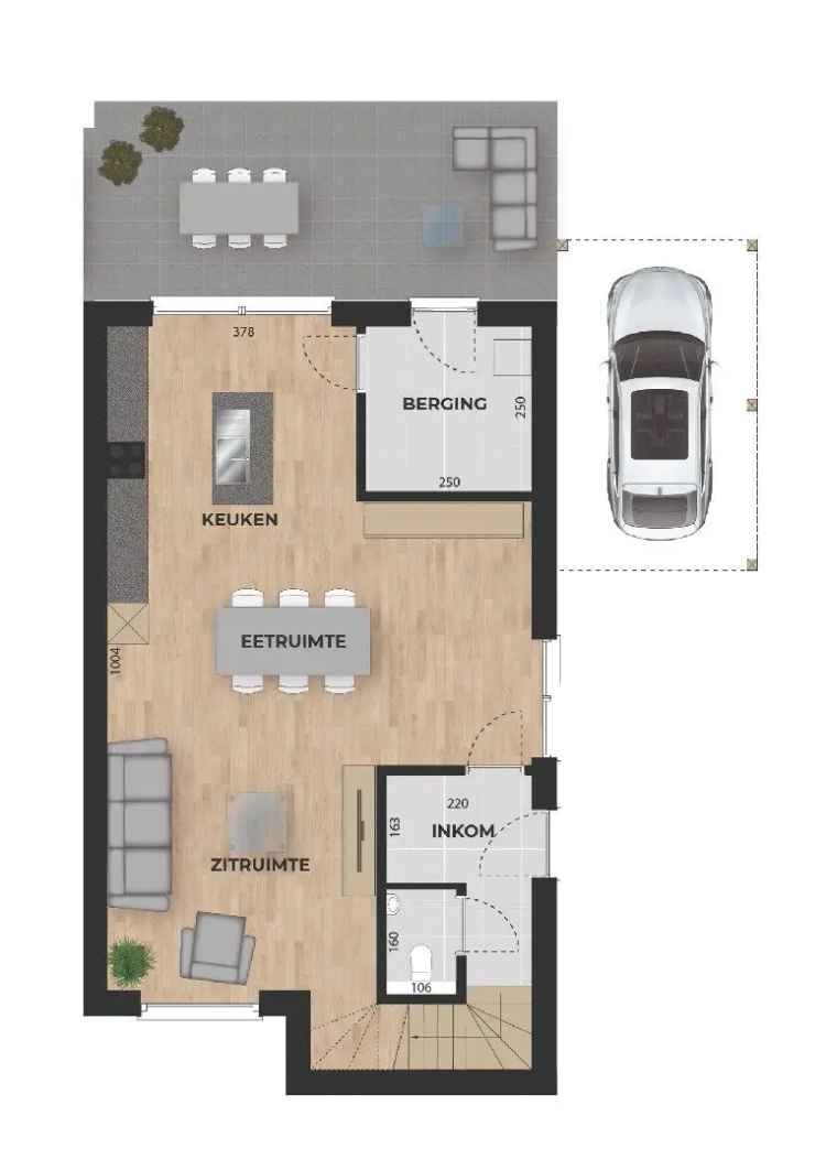 Halfvrijstaande woning in landelijke stijl op 3 a 70 ca (CASCO-AFWERKING).