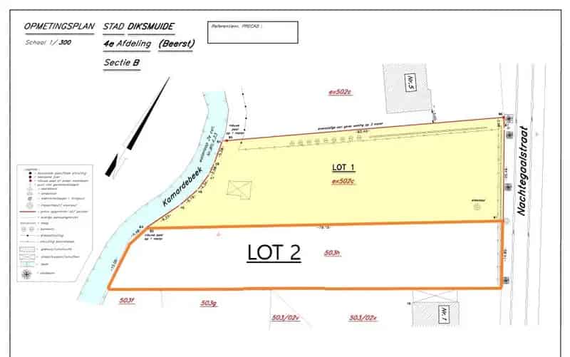 Bouwgrond Beerst 1199m² Villa Rustige Omgeving
