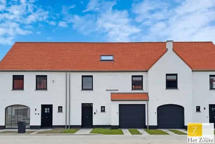 Nieuwbouwhuis Knokke 4 slaapkamers Garage Tuin