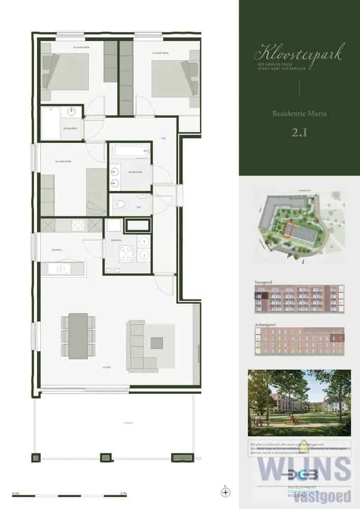 Appartement te huur Berlaar 3 slaapkamers 112m² terras