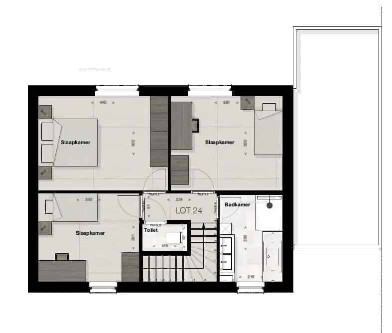 Nieuwbouw woning Dessel 3 slaapkamers E-peil 0