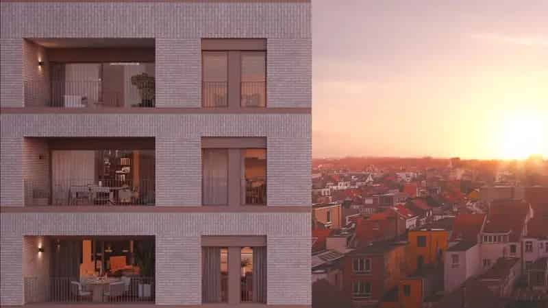 Nieuwbouw Penthouse Antwerpen 3 slaapkamers 157m2