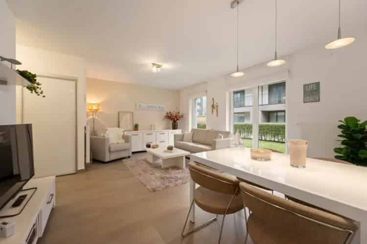 Appartement te huur Zeebrugge - Instapklaar appartement met tuin
