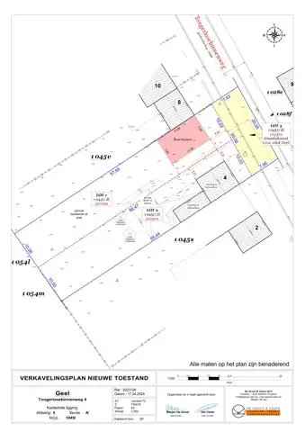 Bouwgrond te koop in Geel met een oppervlakte van 570m²