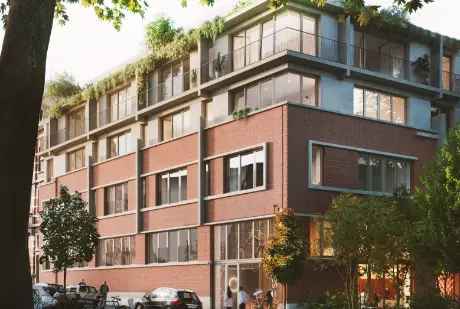 Appartement kopen in Schaarbeek met unieke kenmerken en gemeenschappelijke tuin