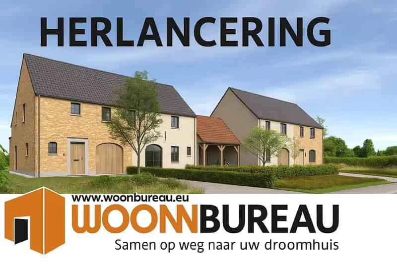 Halfopen Pastorijwoning te Koop Waasmunster Ruwbouw