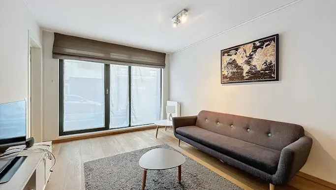 Gelijkvloers appartement te koop in Rue Des Cygnes - Zwanenstraat 9, Elsene - Dewaele