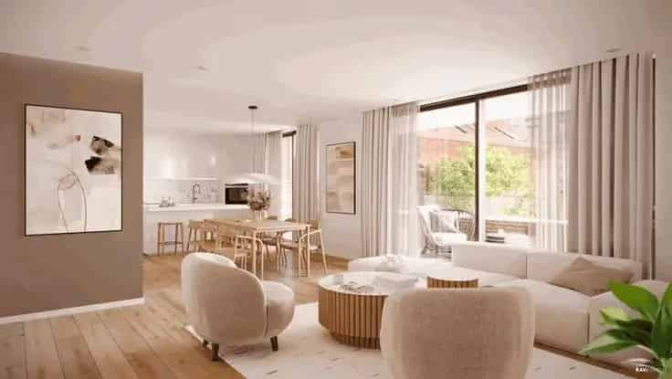 Duplex Appartement Sint-Gillis 3 slaapkamers Terras Tuin
