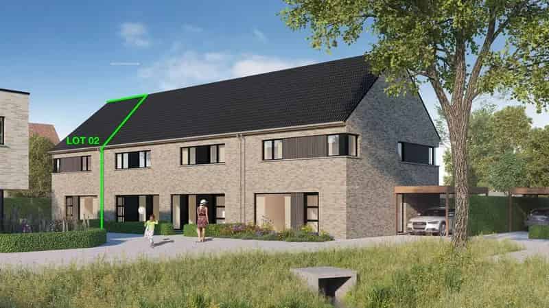 Nieuwbouw woning Gistel 4 slaapkamers