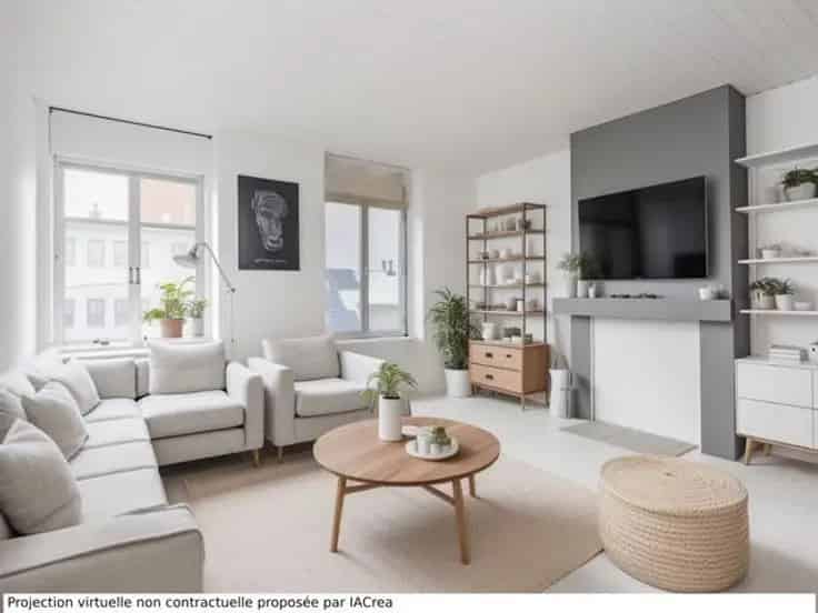 Appartement 2 slaapkamers 62m² te Laeken - Zolder 40m²