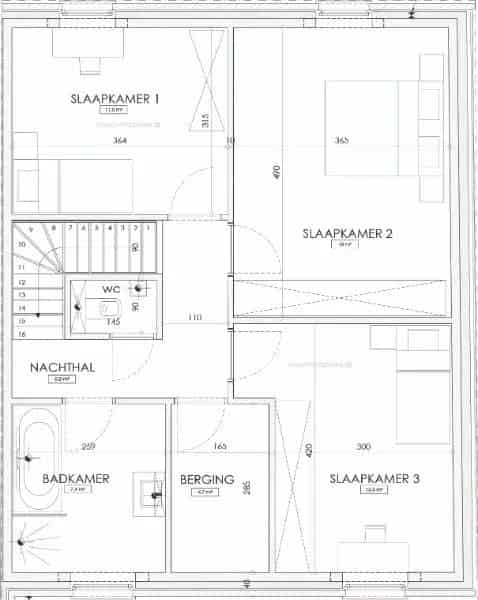 Nieuwbouwwoning 3 slaapkamers Hooglede Zuidgerichte Tuin
