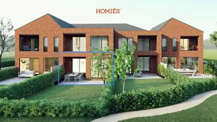 Appartement 1 slaapkamer te koop met tuin en terras