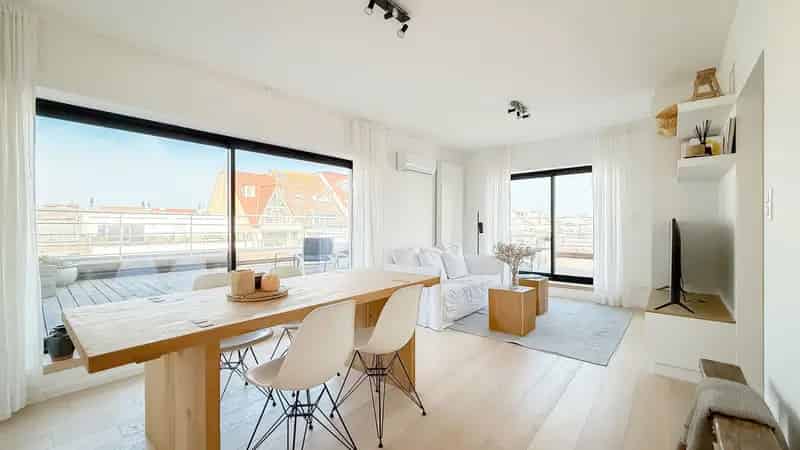 Penthouse Appartement Knokke te Huur  Groot Terras