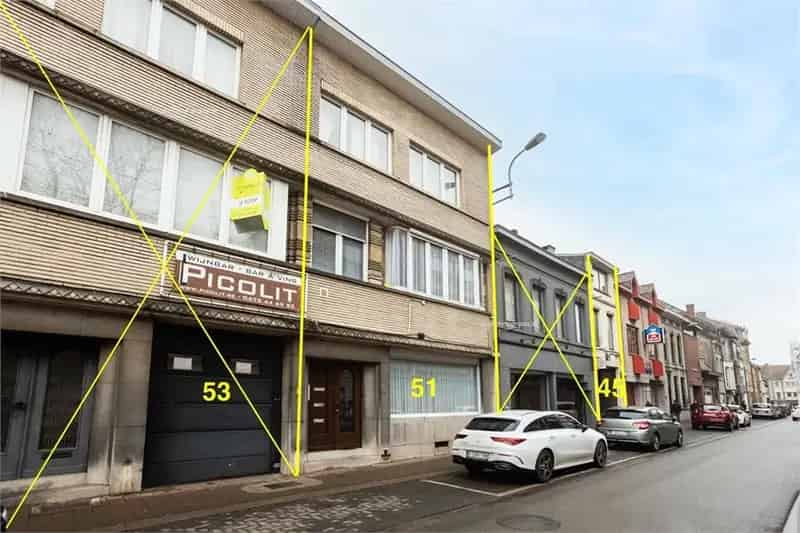 Investeringsgrond Geraardsbergen 469m2 Twee Panden Appartementen Garages