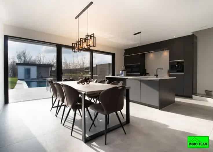 Moderne 3-Gevel Villa met Zwembad te Koop Ternat
