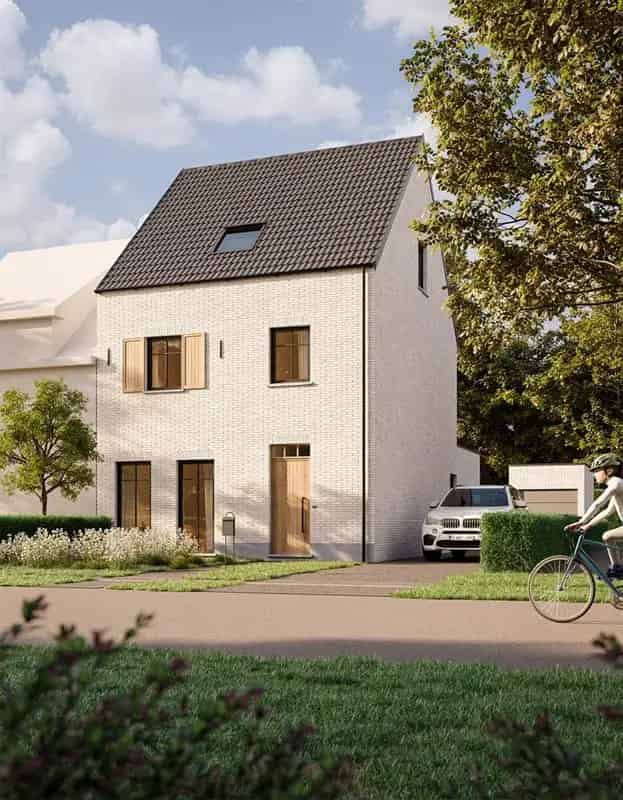 Nieuwbouw 3-gevel woning te Brasschaat